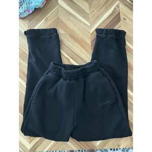 Black Comfrt Sweatpants Joggers Size XS Heavyweight Read Description